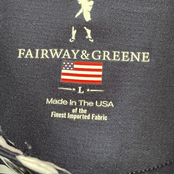 Fairway & Greene Pinecrest Striped Polo Shirt, Size Large - Picture 2 of 5